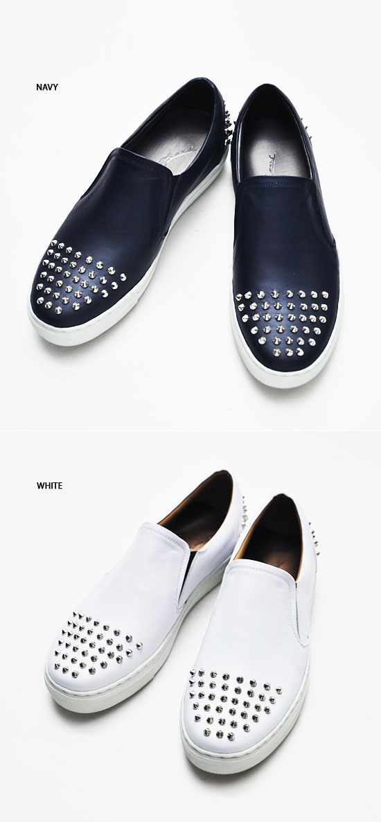 cowhide slip on shoes